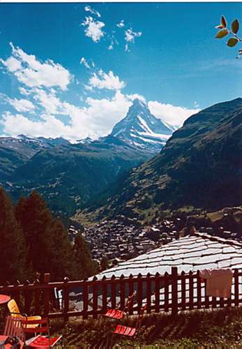 Ausblick auf's Matterhorn